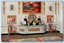 Cartão postal Egeskov Dinamarca sala de jantar aparador Titanias Palace 1924 dobra oilette comprar usado  Enviando para Brazil
