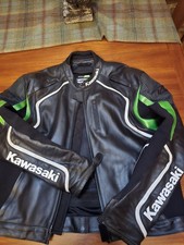 Kawasaki motorcycle leather for sale  MIRFIELD