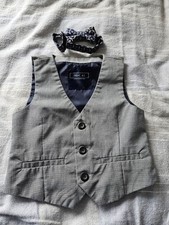 Boys waistcoat bow for sale  LEIGH
