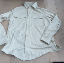 Camisa pesada grossa creme ZARA MÉDIA comprar usado  Enviando para Brazil