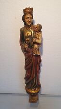 Antique polychrome virgin d'occasion  Expédié en Belgium