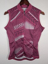 Camiseta feminina de ciclismo Shebeest média rosa roxa sem mangas bolsos superiores para bicicleta comprar usado  Enviando para Brazil