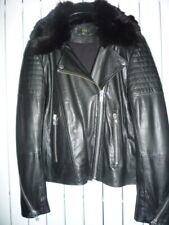 Blouson cuir noir d'occasion  Dinard