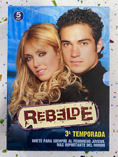 REBELDE SEGUNDA 3ª TEMPORADA 5 DVD - PLANETA JUNIOR (pegatina RBD parte trasera), usado comprar usado  Enviando para Brazil
