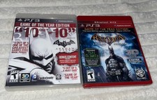 Batman Arkham Asylum + City (PlayStation 3, PS3) GOTY Lote Completo ~ Envio Rápido! comprar usado  Enviando para Brazil