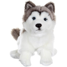 Peluche chien husky d'occasion  France