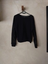 Sweat noir strass d'occasion  Dol-de-Bretagne