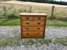 Edwardian ash chest for sale  MUIR OF ORD