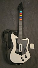 Guitarra sem fio (usada) PS2 Guitar Hero com dongle (RedOctane, branca/preta, testada) comprar usado  Enviando para Brazil