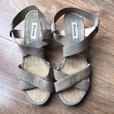 Dune natural espadrilles for sale  WEDNESBURY