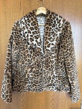 Leopard print lapel for sale  BRADFORD