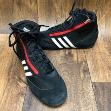 Botas de boxe Adidas Box Fit 3 masculinas tamanho 8 preto e vermelho com zíper ao ar livre ESTADO PERFEITO comprar usado  Enviando para Brazil