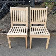 Teak garden chairs for sale  NORWICH