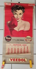 Calendrier huile veedol d'occasion  Marcillat-en-Combraille