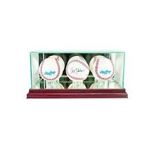 *Nova Vitrine de Vidro de Beisebol Tripla 3 NCAA com 3 Cores de Moldura UV comprar usado  Enviando para Brazil