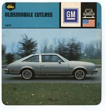 Oldsmobile cutlass production for sale  Waupun