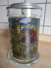 Glasbierkrug zinndeckel gärtn gebraucht kaufen  Schorndorf