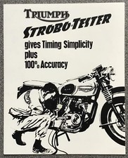 Triumph strobo tester for sale  LEICESTER