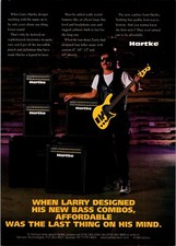 1999 • Anúncio impresso amplificador de baixo HARTKE • Vintage década de 1990 ADV-59 comprar usado  Enviando para Brazil