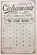 Pub.1895 catramina bertelli usato  Biella