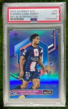 Usado, 97693869 2022 Topps Finest UEFA CC Warren Zaire-Emery Sky Blue 71/275 PSA 9 RC comprar usado  Enviando para Brazil