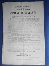 Governo pontificio 1858 usato  Galliera