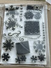 Clear stamps snowflakes for sale  Farmington