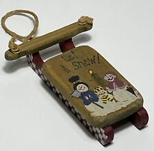 Primitive wooden sled for sale  Fargo