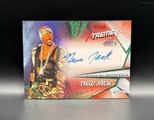 2010 Tristar TNA Xtreme New Jack cartão de autógrafo paralelo verde #10/25 autografado ECW comprar usado 2010 Tristar TNA Xtreme New Jack cartão de autógrafo paralelo verde #10/25 autografado ECW comprar usado  Enviando para Brazil
