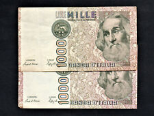 BANCONOTA REPUBBLICA 1000 LIRE MARCO POLO VARIETA' STAMPA SPOSTATA SINISTRA, usado comprar usado  Enviando para Brazil