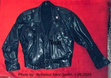 Black leather vintage gebraucht kaufen  Berlin