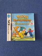 Pokemon Mystery Dungeon Explorers of Sky Nintendo DS MANUAL DE INSTRUÇÕES  comprar usado  Enviando para Brazil