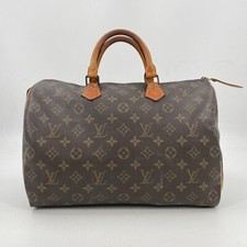 Usado, Autêntica bolsa de mão Louis Vuitton monograma Speedy 35 M41524 JZ730 comprar usado  Enviando para Brazil