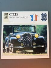 Citroen traction cabriolet d'occasion  Expédié en Belgium