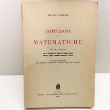 Istituzioni matematiche parte usato  Villorba