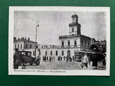 AK Warszawa Warszawa Polska Dworzec Główny Kolej Oldtimer 1920 #2184 na sprzedaż  Wysyłka do Poland