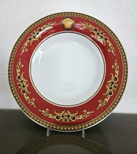 Talerz dla smakoszy/makaronu Rosenthal Versace, ok. 31 cm Ø, głęboki, MEDUZA RED, I. Wahl, używany na sprzedaż  Wysyłka do Poland