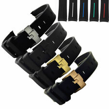 Pulseira de relógio masculina de silicone borracha de alta qualidade para Rolex Submariner 20/21 mm comprar usado  Enviando para Brazil