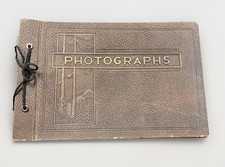 Álbum de fotos antigo da década de 1930 com 11 páginas de papel preto não usadas comprar usado  Enviando para Brazil