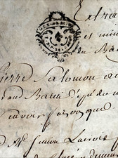Old parchment 1790 for sale  Kansas City