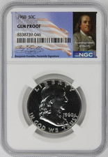 1960 proof franklin for sale  Saint Charles