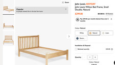 John lewis double for sale  MANCHESTER