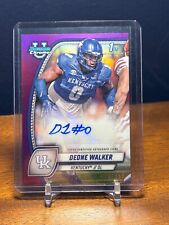 2024 Bowman Chrome University Deone Walker rosa autografado #79/150 Kentucky comprar usado  Enviando para Brazil