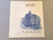 Brochure eberhard aquadate usato  Napoli