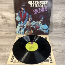 Grand Funk Railroad "On Time" Vinyl LP Record 1969 ST-307 Cleaned/Tested G+/VG comprar usado Grand Funk Railroad "On Time" Vinyl LP Record 1969 ST-307 Cleaned/Tested G+/VG comprar usado  Enviando para Brazil