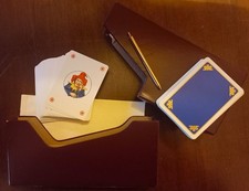 CARTE DA POKER + COFANETTO VINTAGE IN PELLE - BANCO DI ROMA, usado comprar usado CARTE DA POKER + COFANETTO VINTAGE IN PELLE - BANCO DI ROMA, usado comprar usado  Enviando para Brazil