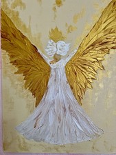 Angelo quadro dipinto usato  Limbiate