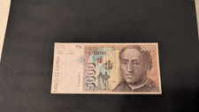 Banconota spagna 5000 usato  Italia