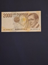2000 lire guglilmo usato  Tortorella