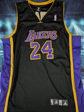Usado, Camiseta de basquete NBA Adidas Los Angeles Lakers Kobe Bryant preta Alt, tamanho 54 comprar usado  Enviando para Brazil